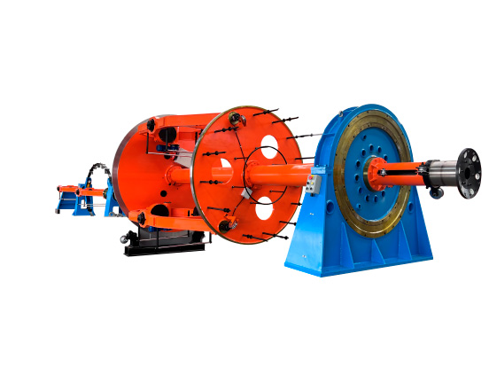 Lantern-type stranding machine