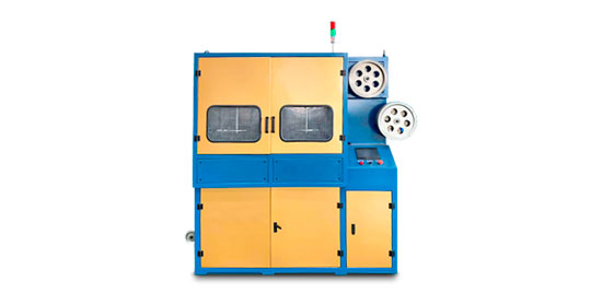 Vertical taping head