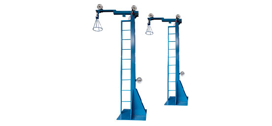 Pay-off machine from a basket